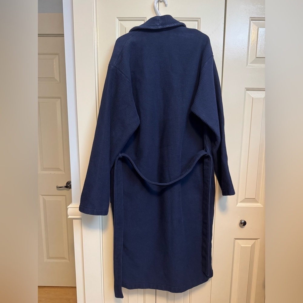 Turkish cotton Waffle Knit Spa Robe - Picture 2 of 11